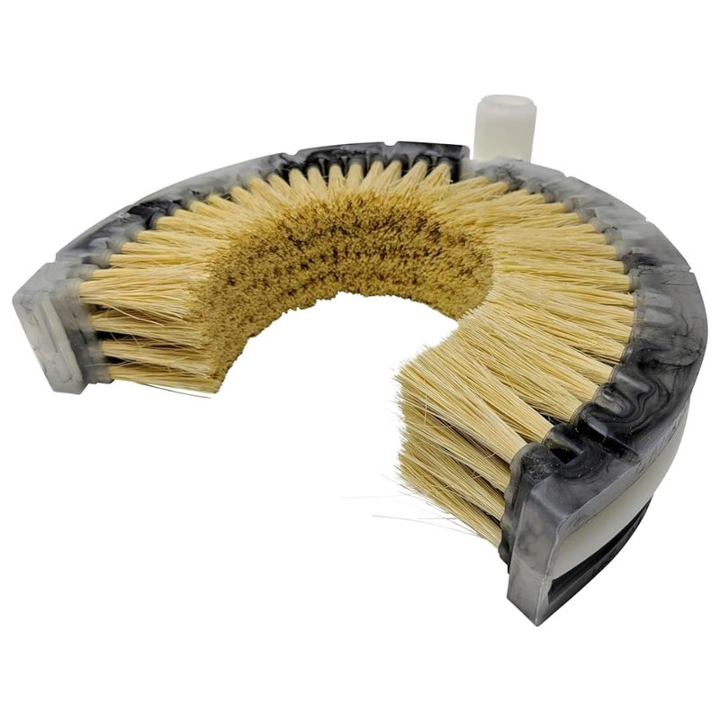 Teravan Curved Wash Brush for Exhaust Stack Pipes with Natural Tampico Fiber, Truck Cleaning Brush, Ideal Scrub Brush for Truck Exhaust Stack Pipes ((8"-10" Diameter) - Image 1